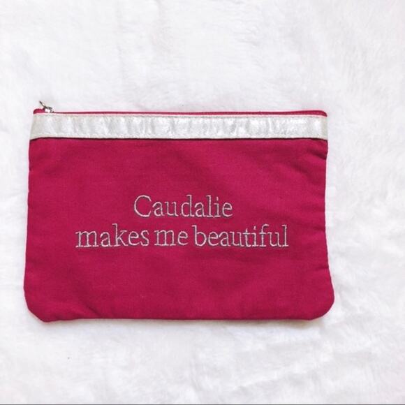 “Caudalie Makes Me Beautiful” Cosmetic Bag - Picture 1 of 4